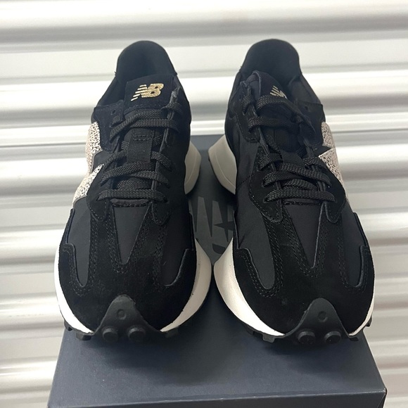 New Balance 327 Animal Print Logo Casual Women Sneakers Black Leopard various sz - Picture 9 of 11